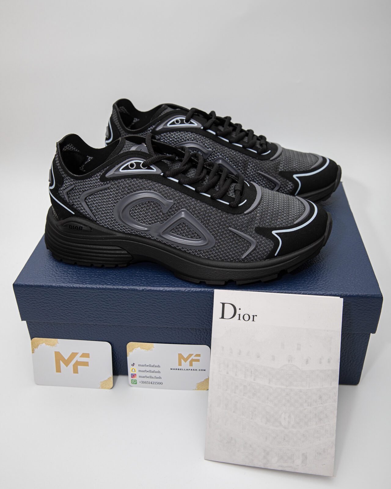 Dior B30 Countdown Teck-Sneaker Black