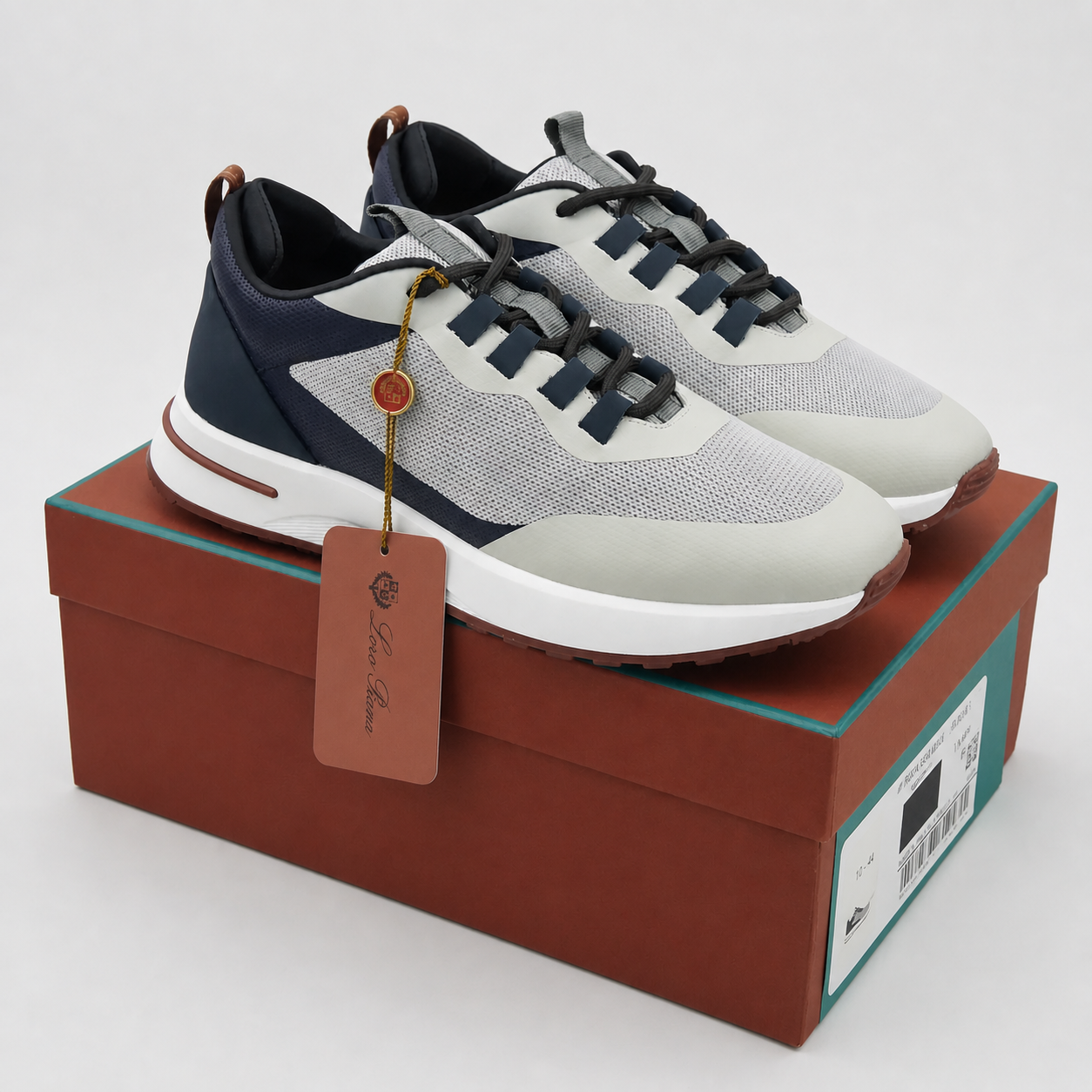 Loro Piana Week End Walk Sneakers Technical Mesh Flaxen